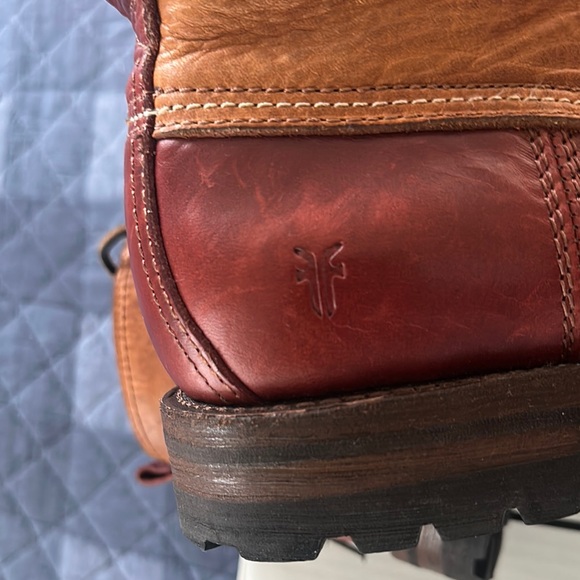 Frye Men's Brown Leather Shoes - Picture 5 of 7